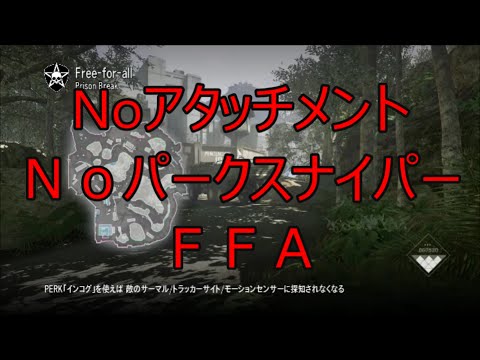 [COD Ghost] NoパークＮｏアタスナイパーでＦＦＡ