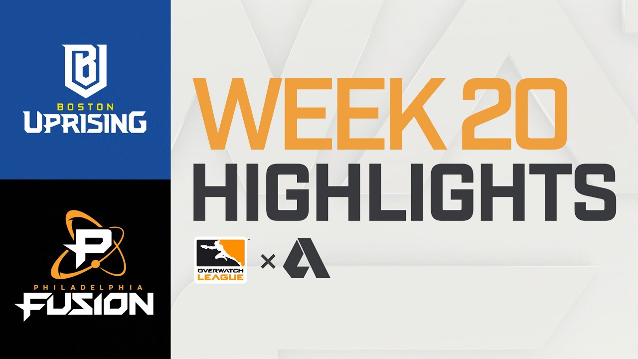 Akshon Highlights | Boston Uprising vs Philadelphia Fusion | Week 20 | NA Day 2