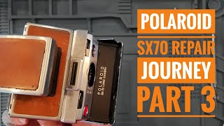 Polaroid SX70 Repair Journey Part 3 - Fixing a broken Film Door Latch.