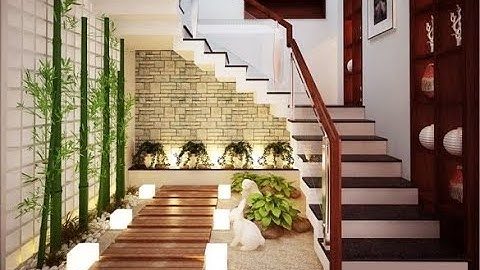 30 Mẫu tiểu cảnh đẹp trang trí gầm cầu thang mà bạn chưa từng nhìn thấy