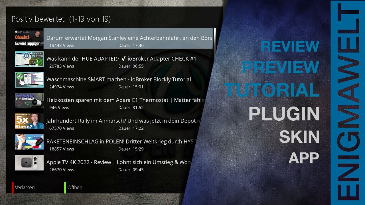 YouTube Plugin OE-A | Deutsch - YouTube