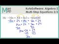 KutaSoftware Algebra 2 Multi Step Equations Part 3 KutaSoftware Algebra 2 Multi Step Equations Part 3