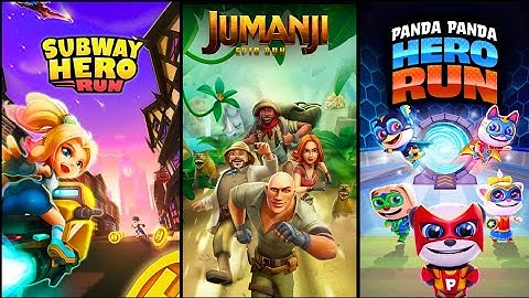 Subway Hero Run Vs Jumanji Epic Run Vs Panda Panda Hero Run|@GamingGoRithmSA