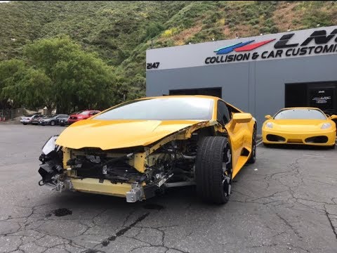 REBUILDING A WRECKED LAMBORGHINI HURACAN FROM COPART PART 2