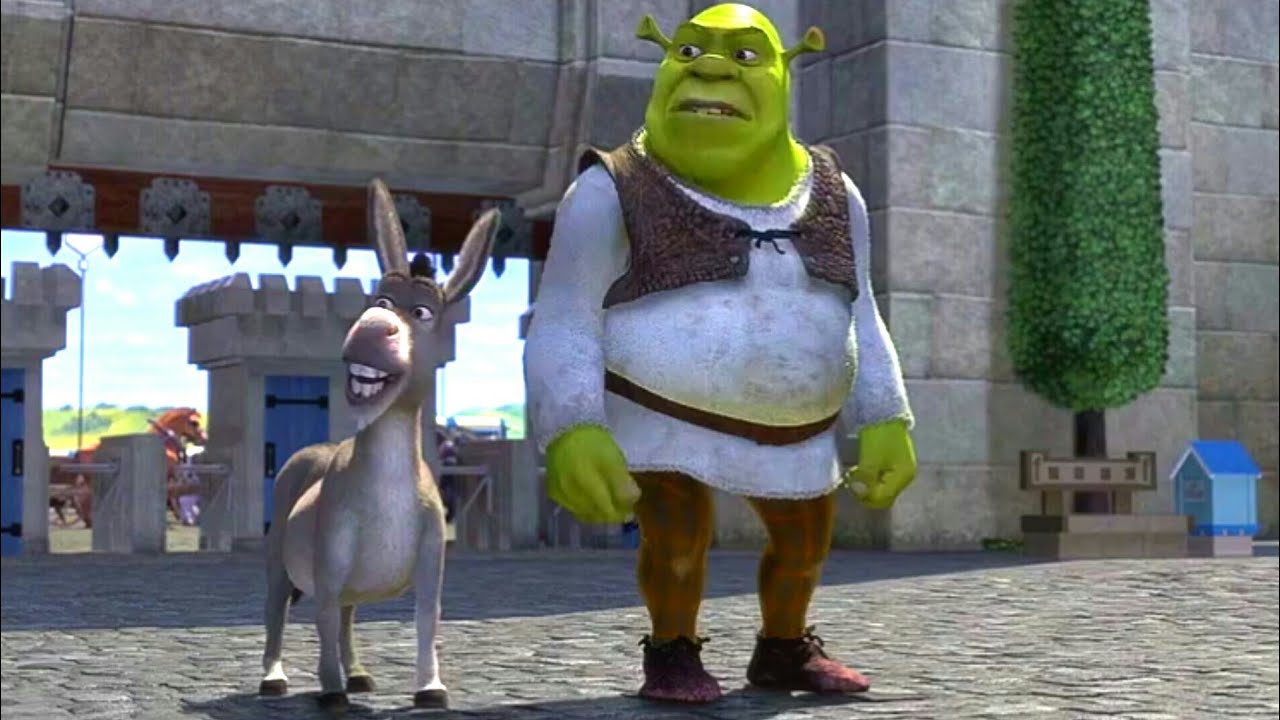 AdoroCinema on X: Lições de vida com Shrek e o Burro desde 2001! 😍😂 # Shrek  / X