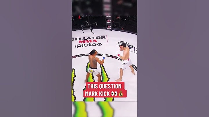 Usman Nurmagomedov’s question mark kick 🥶 (via Bellator MMA)
