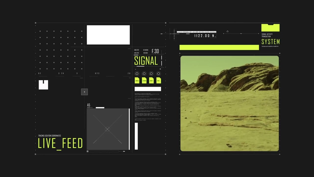 HUD Typography Preveiw - Infographics | After Effect Template