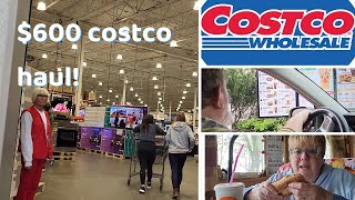 COSTCO SHOPPING WITH BRUCE $600 HAUL & BURGER KING LUNCH