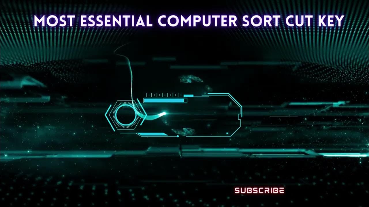 Most Essential Computer sort cut key - YouTube