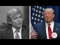 Young DONALD TRUMP  And HILLARY CLINTON in their 30s — INTERVIEWS, IRONY & LIES