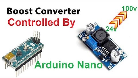 Simulation of a DC-DC BOOST converter controlled by Arduino Nano