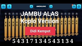 TUTORIAL ANGKLUNG - Jambu Alas ( koplo version ) | Didi Kempot | Not Angka #didikempot #campursari