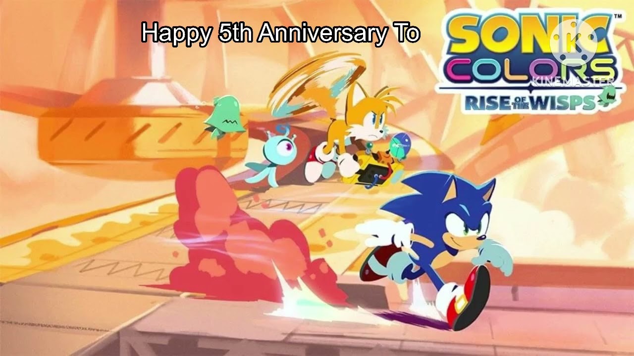 Happy 5th Anniversary To Sonic Colors The Rise Of The Wisps (2021)