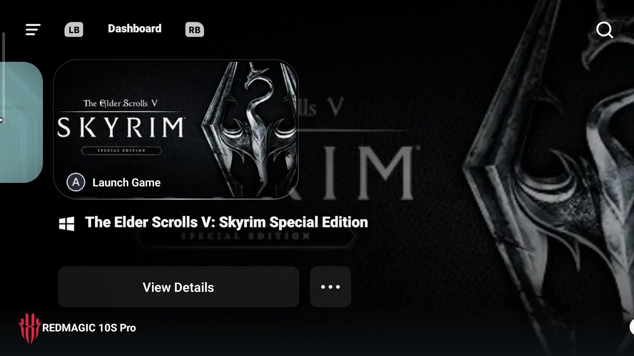 Skyrim - Special Edition (Steam) on Gamehub - Redmagic 10s Pro - Terrible Set Up Tutorial - Android