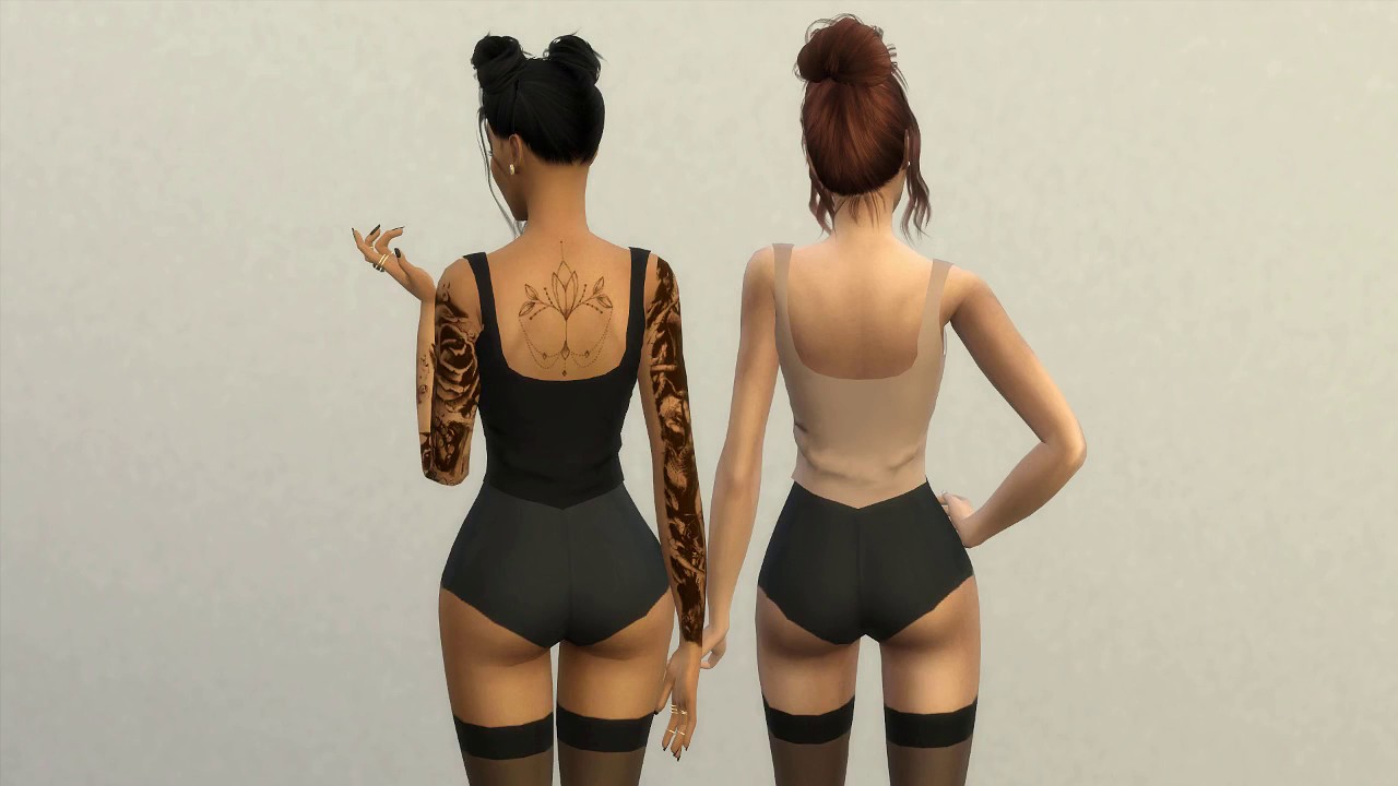 SweetSorrowSims - The Sims 4 Custom Content - Underboob Tank