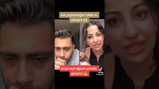 Kısmetse Olur Buse Bilek kavga Buse Korkmaz Burak canlı yayın Buse utandığım tek geçmiş bilek