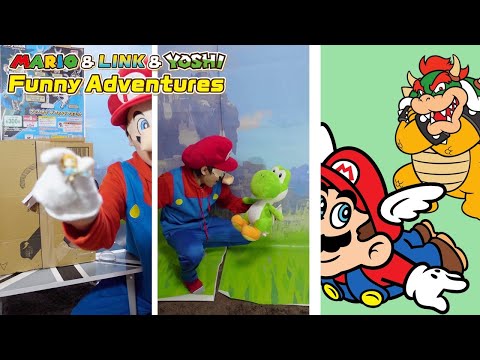 The Funny Adventures of Mario & Link ＆ Yoshi 🤣 ＃3833