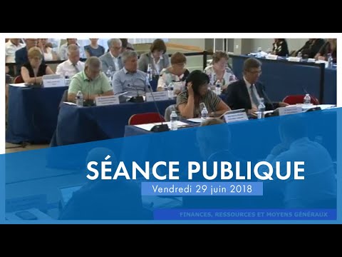 Séance publique du 29 juin 2018 à Saint Symphorien d'Ozon