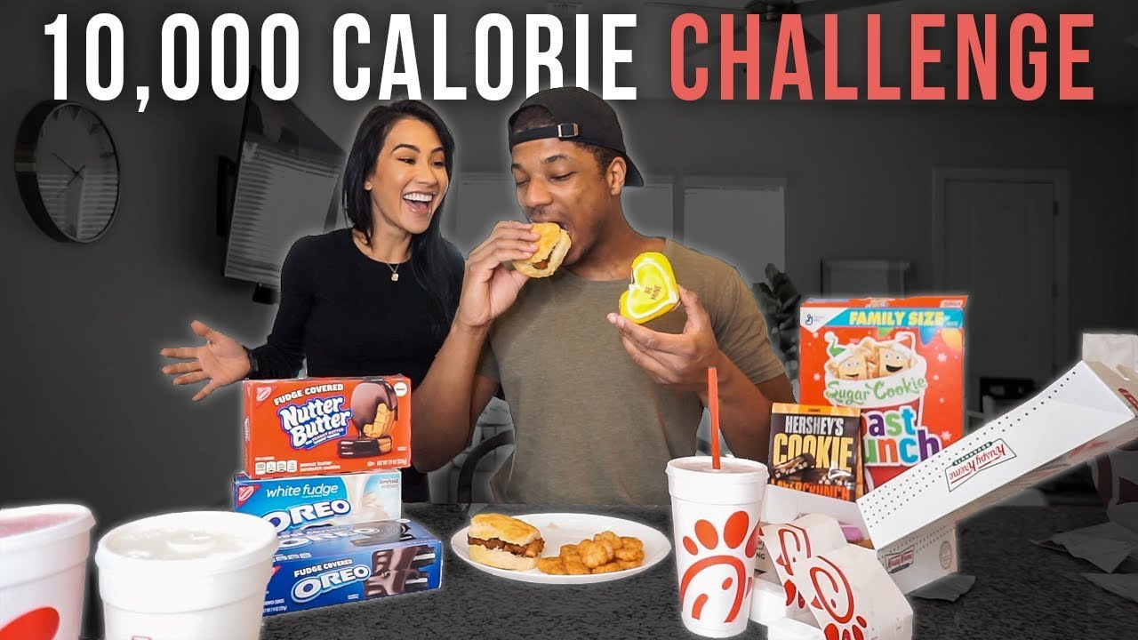 10,000 CALORIE CHALLENGE | EPIC CHEAT DAY - YouTube