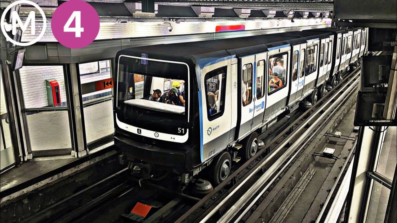 [Cab Ride] Métro Paris Ligne 4 MP14 | Porte de Clignancourt - Bagneux Lucie Aubrac