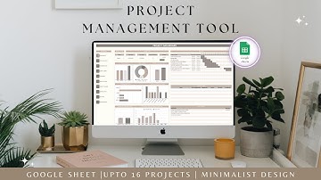 Project management tool google spreadsheet template | Project task tracker kanban Gantt chart & more