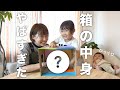 超絶びびりな4歳児と「箱の中身はなんだろな?」なやった結果、、、