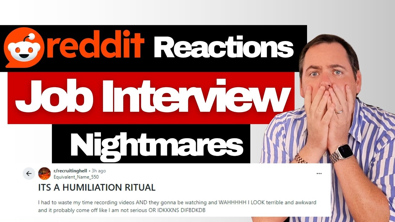 Reacting to a Pre Recorded Job Interview Nightmare from Reddit - YouTube