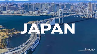 航拍視角帶你遊日本 Japan 知名景點及地標，使用Google Earth Studio 製作，3D動畫十分擬真！