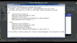 Android Context Menu Action Mode 1