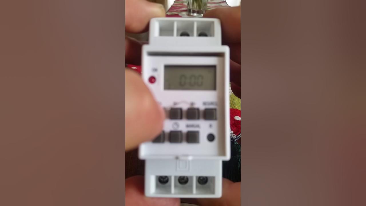Como programar timer digital paso a paso YouTube