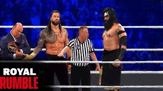 FULL MATCH : Roman reigns vs veer mahaan - WWE Royal rumble 2023
