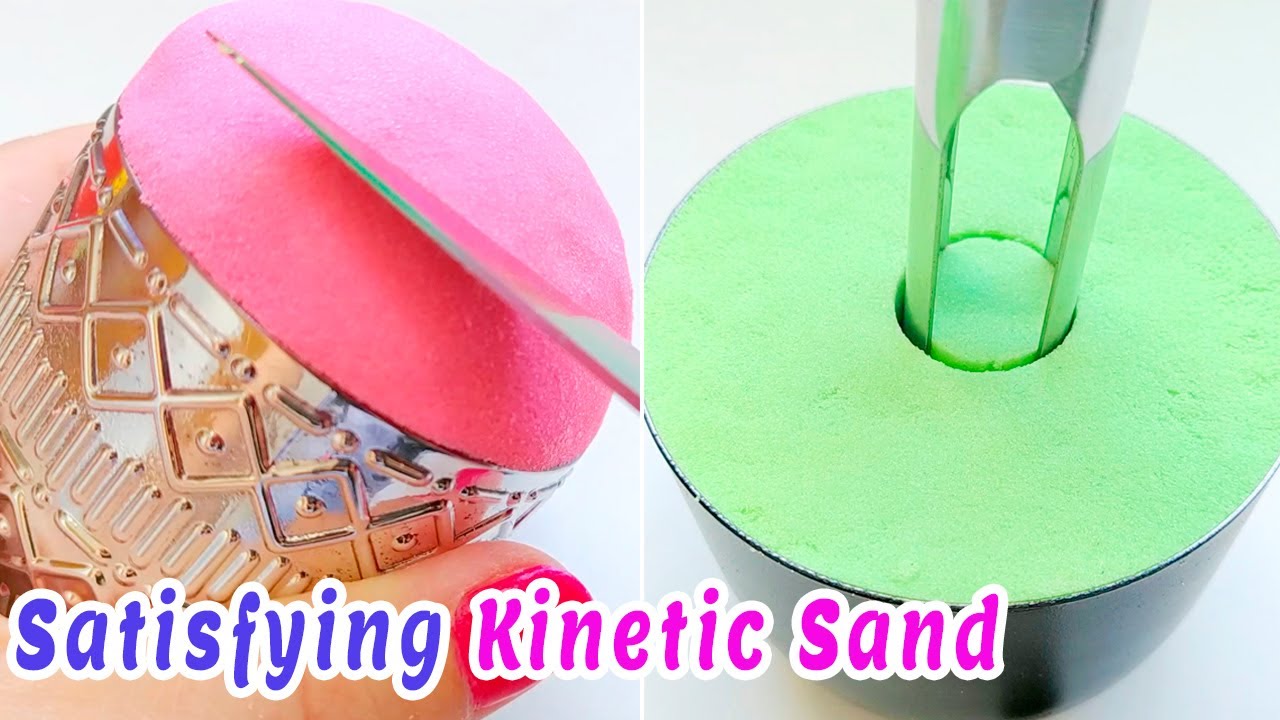 Satisfying Video | Kinetic Sand |  ASMR Sand tastic #23