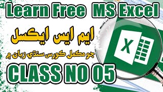 MS Excel Home Tab Conditional Formatting Tutorial in Sindhi Language | Class 5 Update