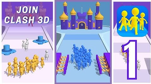 Join Clash 3D Walkthrough | Gameplay | Part 1| Level 01-Level 10