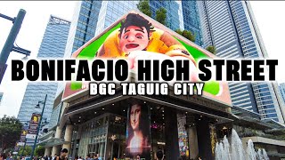 [4K] BONIFACIO HIGH STREET Plus CENTRAL SQUARE MALL in BGC 2023!