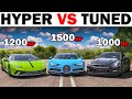 Forza Horizon 4 | 1200 HP Lamborghini Huracán VS 1000 HP Nissan GT-R VS 1500 HP Bugatti Chiron!!!