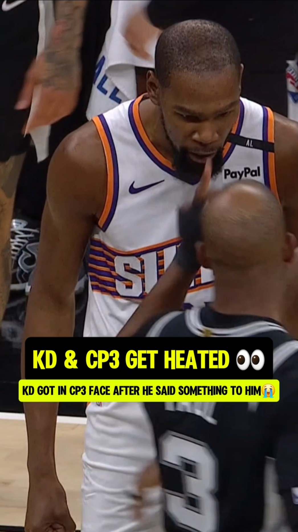 KD was NOT HAPPY with CP3?