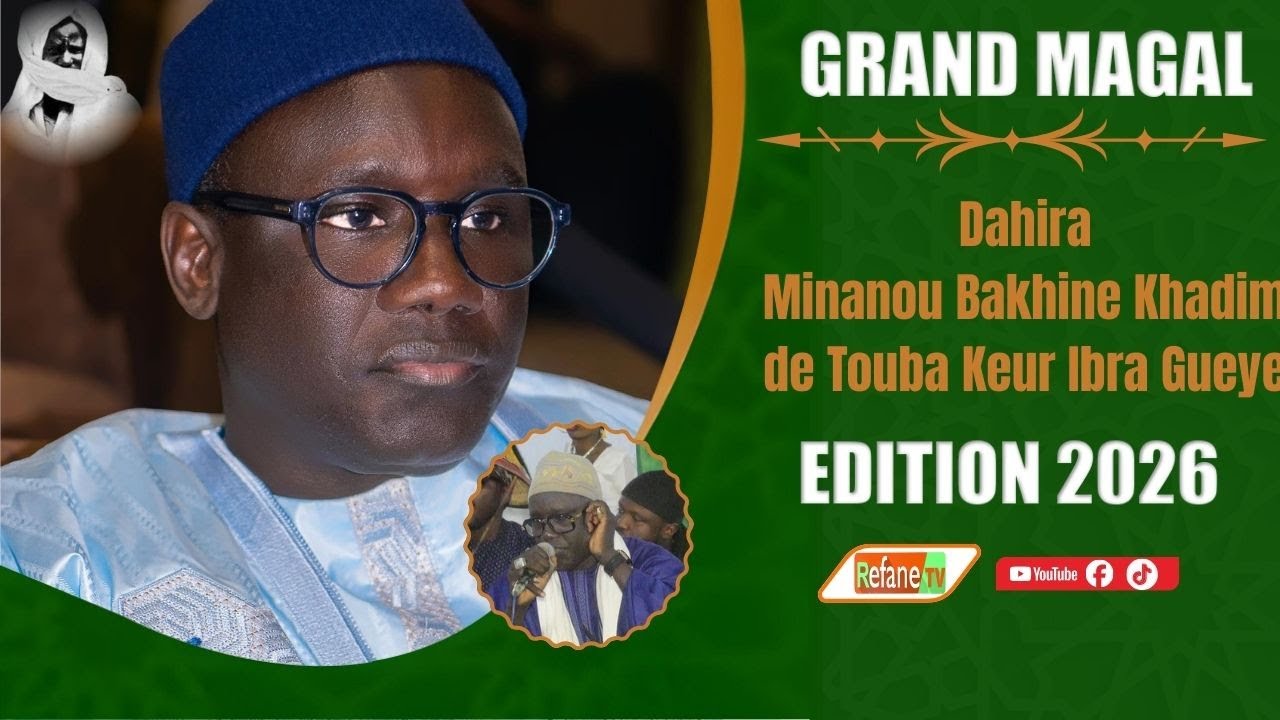 Serigne Khadim Gueye Grand Magal de Dahira Minanou Bakhine Khadimde Touba Keur Ibra Gueye Edi..2025