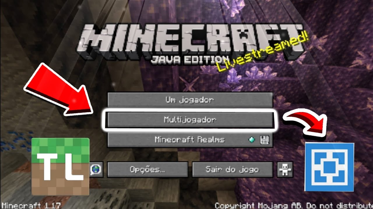 Como jogar ONLINE no MINECRAFT pelo CELULAR - Tutorial 