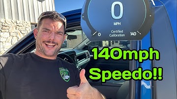Adding 140mph Speedo and boost gauge to a 2025 F-150