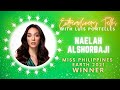 Miss Philippines Earth 2021 Winner: Naelah Alshorbaji x Luis Portelles Interview