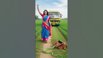 A snake is entered into the passengers bag in bus lion saved 🦁🚌🐍 #shorts​ #ai​