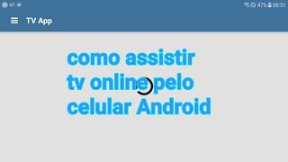 Como assistir TV online pelo celular Android