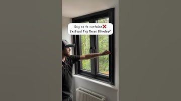 Say NO to Curtains 🚫🪟 Try These Stylish Blinds Instead! | Window Design Ideas #shorts
