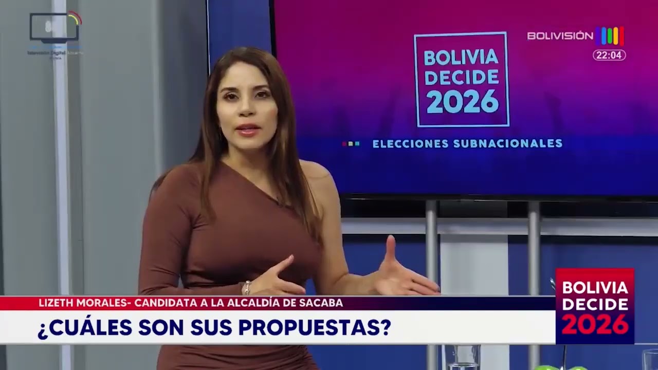 Hoy conoceremos a Lizeth Morales, candidato a la alcaldía de Sacaba.