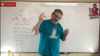 FE Review: Statics Problem 6