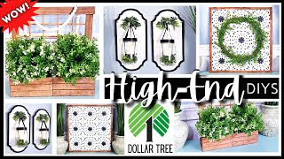 *NEW* HIGH-END Inspired DOLLAR TREE DIYs! Brilliant HOME DECOR Hacks \& Crafts Using $1 Items!