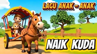 Lagu Anak Naik Delman 🐴 Lagu Anak 3D Animasi Ceria | Lagu Anak Indonesia Populer