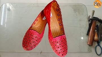 Process of  Ballerina Shoe Making With Simple Tools | Easy Shoe Making Tutorial