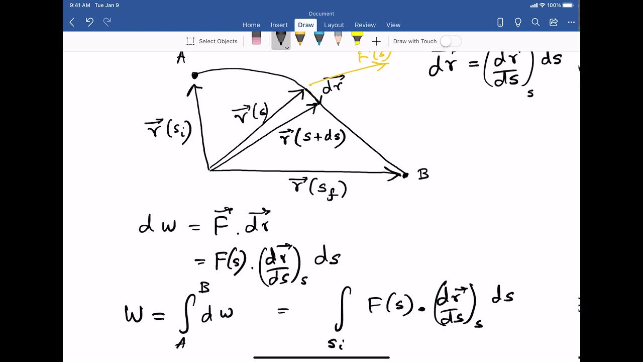 Line Integrals of Vector Fields